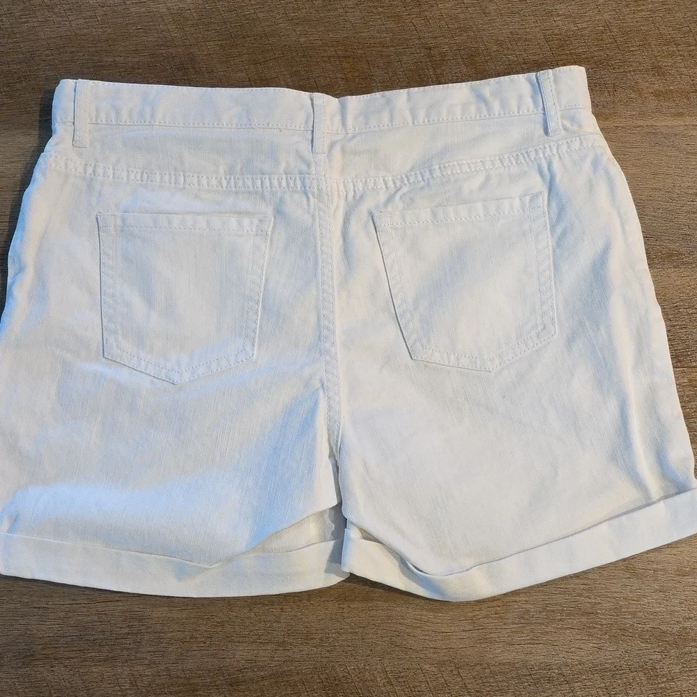Childrens Place- White Jean Shorts- Size 16